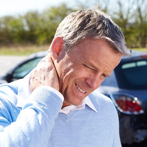 Chiropractic Germantown MD Man With Whiplash Neck Pain